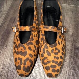 Women’s MOTF Leopard Print Mary Jane Flats Size 41 (10)